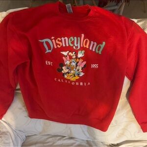 Red Disneyland Sweatshirt